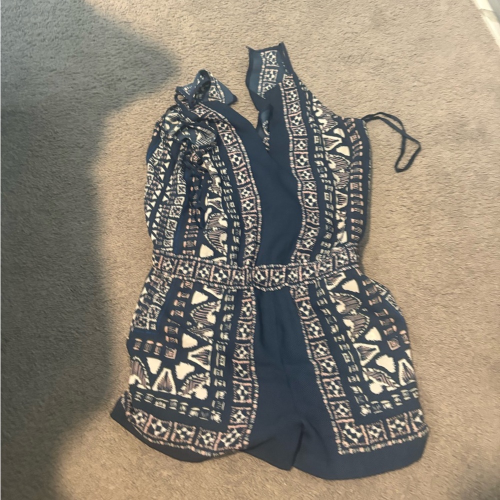 BCBGMaxAzria Patterned Romper